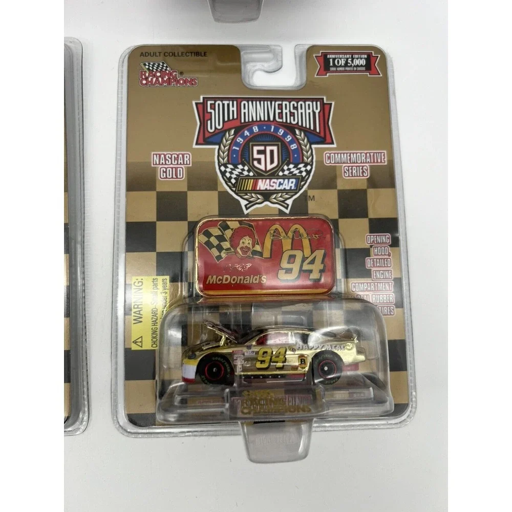 Lot Of‎ 8 Racing Champions Nascar 50th Anniversary Gold 1:64 Scale 1998